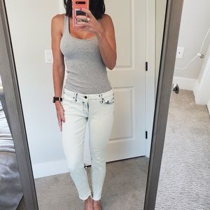 MOTHER light wash denim jeans